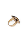 Laq Fashionable Flower Design Light Weight Multi Color Ring