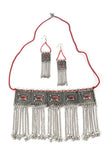 Multi Meena Chain Work Afghani Choker Necklace