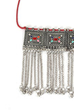 Multi Meena Chain Work Afghani Choker Necklace
