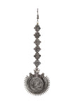 Oxidized German Silver Designer Square Bead Lightweight Maangtikka