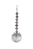 Oxidized German Silver Designer Square Bead Lightweight Maangtikka