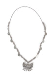 German Silver Designer Pendant Charm With Ghunghru Chain Lightweight Necklace