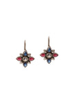 Crimson Rose Cascade Earrings