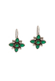 Verde Petal Hook Earrings