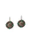 Emerald Gleam Hook Earrings