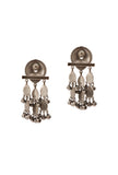 Dual Cascade Silver Earrings