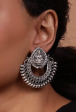 Laxmi Semi Flower Earrings