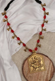 Maa Durga Elegance Pearl Necklace