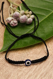 Adjustable Nazar Suraksha Anklet with Black Thread & Evil Eye Protector