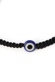 Adjustable Nazar Suraksha Anklet with Black Thread & Evil Eye Protector