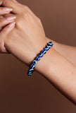 Round Shaped Evil Eye Adjustable Bracelet
