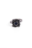 Topaz German Silver Adjustable Toe Ring