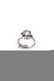 Peacock Shape German Silver Adjustable Toe Ring