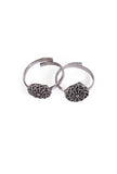 Kumudini German Silver Adjustable Toe Ring