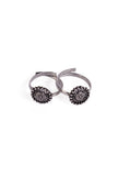 Keya German Silver Adjustable Toe Ring