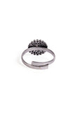 Keya German Silver Adjustable Toe Ring