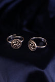 Mayur German Silver Adjustable Toe Ring