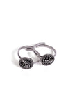 Mayur German Silver Adjustable Toe Ring