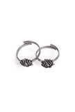 Kumudini German Silver Adjustable Toe Ring
