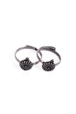 Hridaya German Silver Adjustable Toe Ring