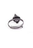 Hridaya German Silver Adjustable Toe Ring