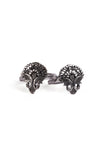 Peafowl Dual Peacock German Silver Adjustable Toe Ring