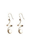 Crimson Curve Elegance Earrings