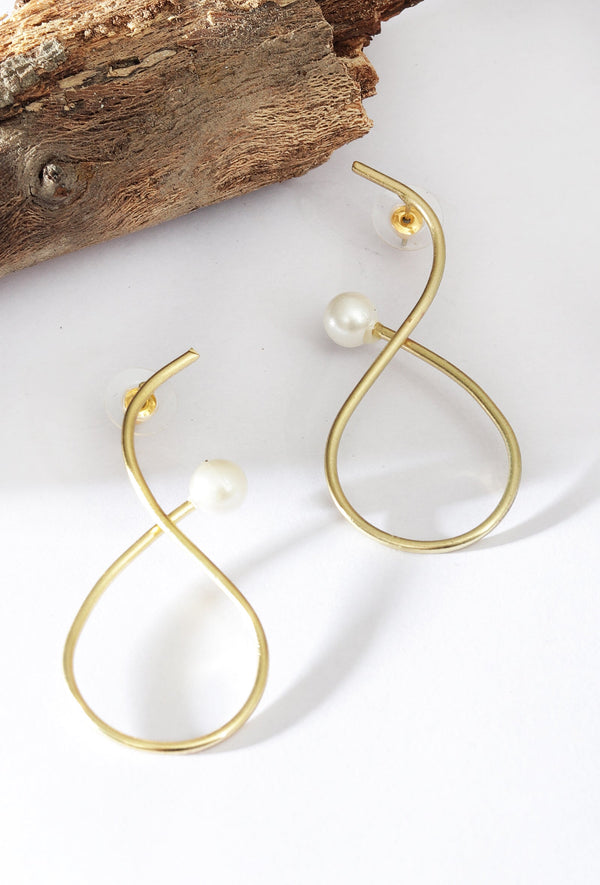 Graceful Infinity Wire Earrings