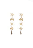 Golden Bloom Drop Earrings