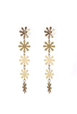 Golden Bloom Drop Earrings