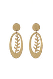 Golden Fern Earrings