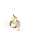 Golden Wave Ring