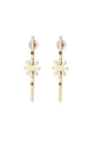 Sunburst Sleek Dangle Earrings