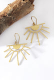 Golden Aura Eye Earrings
