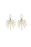 Golden Aura Eye Earrings