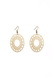 Dainty Orbit Cutwork Earrings