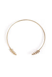 Dewdrop Leaf Open Necklace