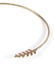 Dewdrop Leaf Open Necklace
