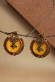 Majestic Yellow Elephant Jhumkas