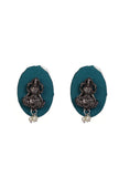 Teal Serenity Laxmi Studs