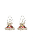 Royal Meenakari Pearl Jhumkas