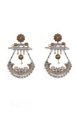 Royal Morni Chandbali Earrings