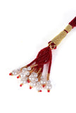 Trishika Temple Heritage Kemp Necklace Set with Pearls