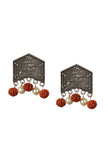 Ved Vaani Rudraksha Earrings