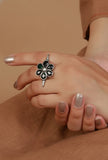 Midnight Bloom Ring