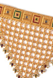 Meenakari Rajwadi Guluband with Gold Jhalar Work