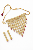 Rajwada Ruby Jhumar Choker