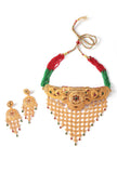 Rajshree Meenakari Beaded Choker Set