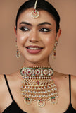 Kundan Pearl Bridal Choker Set