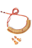 Veerangana Temple Gold Choker Set